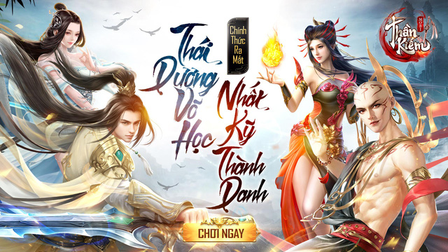 Thần Kiếm Mobile - Siêu phẩm kiếm hiệp chính thức ra mắt tại Việt Nam