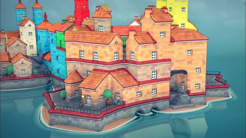 Townscaper -  Tựa game xây dựng lâu đài hấp dẫn, đã có thể chơi trên Steam