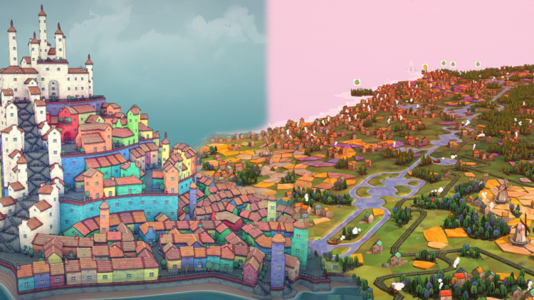Townscaper – Tựa game xây dựng lâu đài, đã có thể trải nghiệm trên Steam