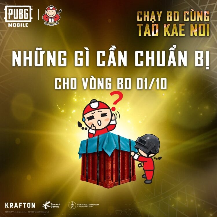 Khám phá chuỗi sự kiện độc đáo của PUBG và nhãn hàng Tao Kae Noi