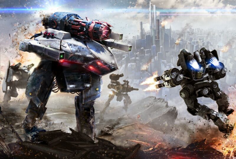 Battle of Titans là tựa game bắn súng lấy chủ về các robot 